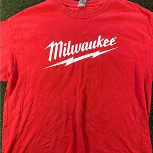 Red Men's Milwaukee Power Tools T-Shirt